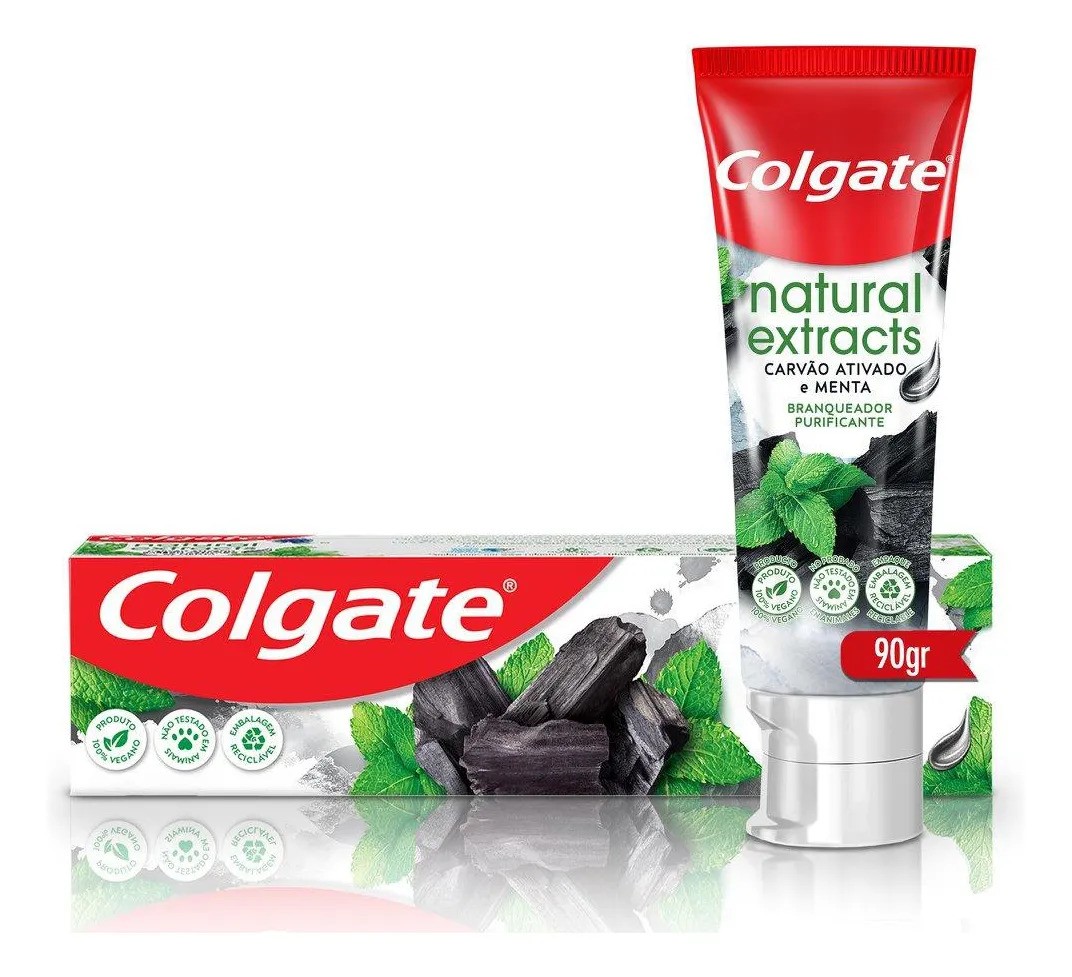 Colgate Natural Extracts Purificante Carvão Ativado Menta creme dental 90g