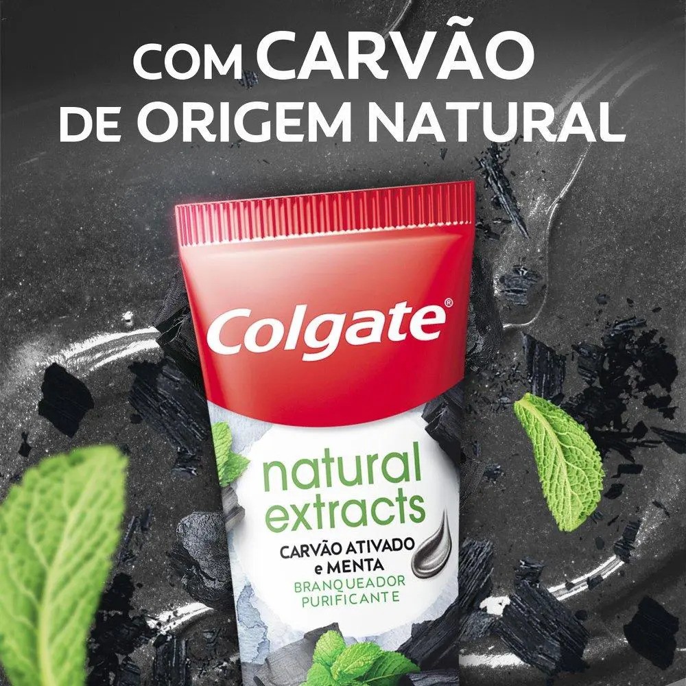 Colgate Natural Extracts Purificante Carvão Ativado Menta creme dental 90g