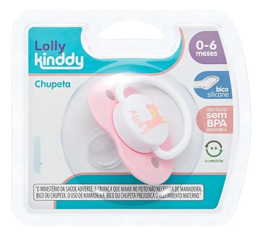 Chupeta Orto Raposa 0-6 Meses - Lolly Kinddy