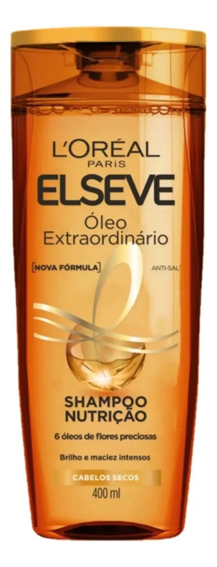 Shampoo Elseve Óleo Extraordinário 400 ml