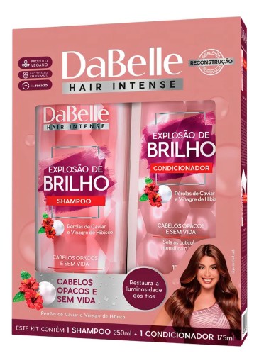 Kit Shampoo + Condicionador Dabelle Explosão De Brilho