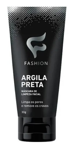 Argila Preta Máscara Limpeza Facial 30g - Fashion