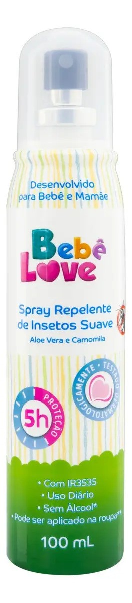 Repelente Spray Suave Bebê Love Frasco 100ml