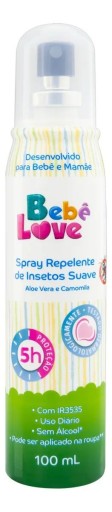 Repelente Spray Suave Bebê Love Frasco 100ml