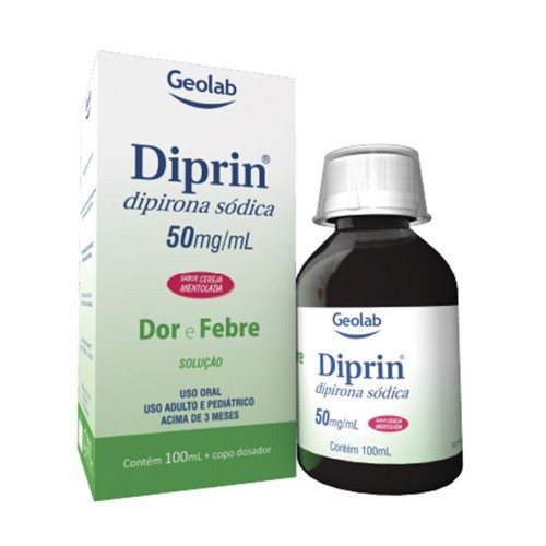 Diprin 50mg/mL Solução Oral 100mL Geolab
