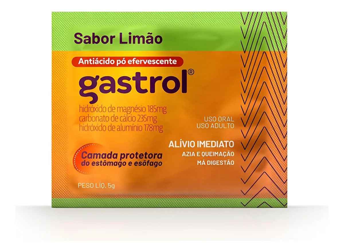 Gastrol Sabor Limao Po Efervescente 5g