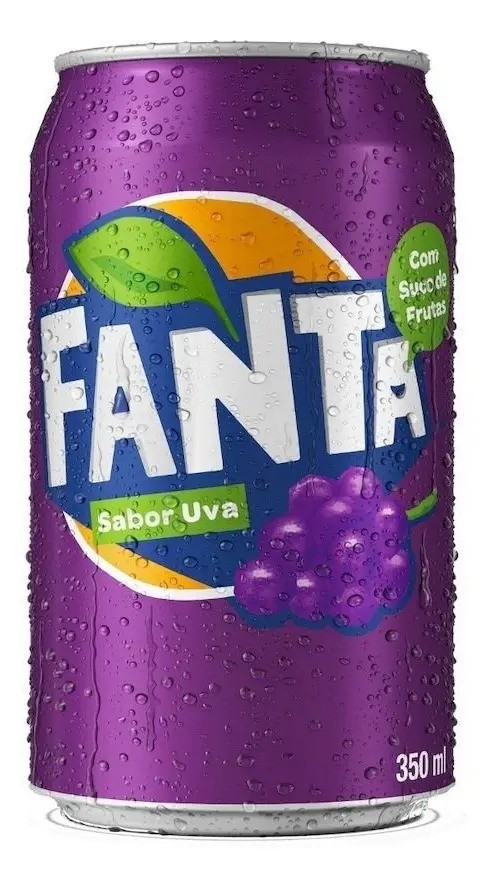 Refrigerante de Uva Fanta Lata 350ml