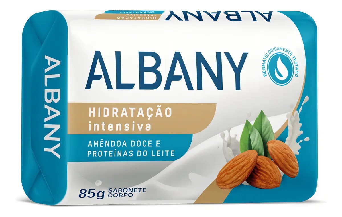 Sabão em barra Albany Hidratação Intensiva de 85 g