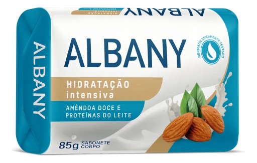 Sabão em barra Albany Hidratação Intensiva de 85 g