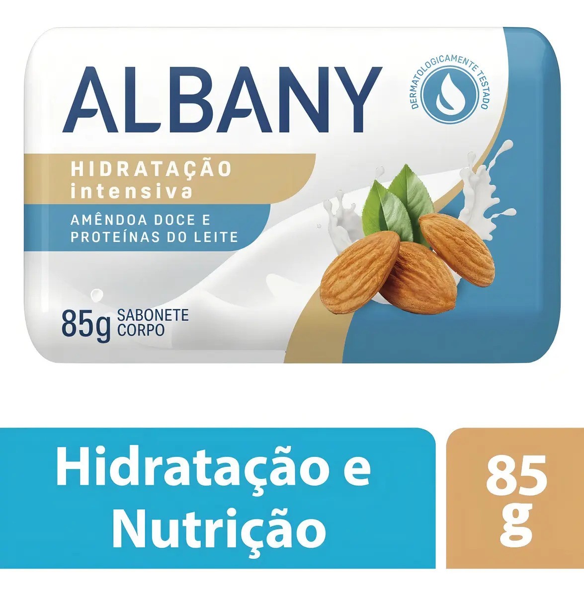 Sabão em barra Albany Hidratação Intensiva de 85 g