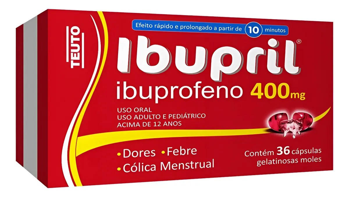 Ibupril 400mg 36 cápsulas gelatinosas