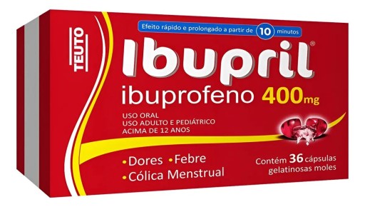 Ibupril 400mg 36 cápsulas gelatinosas