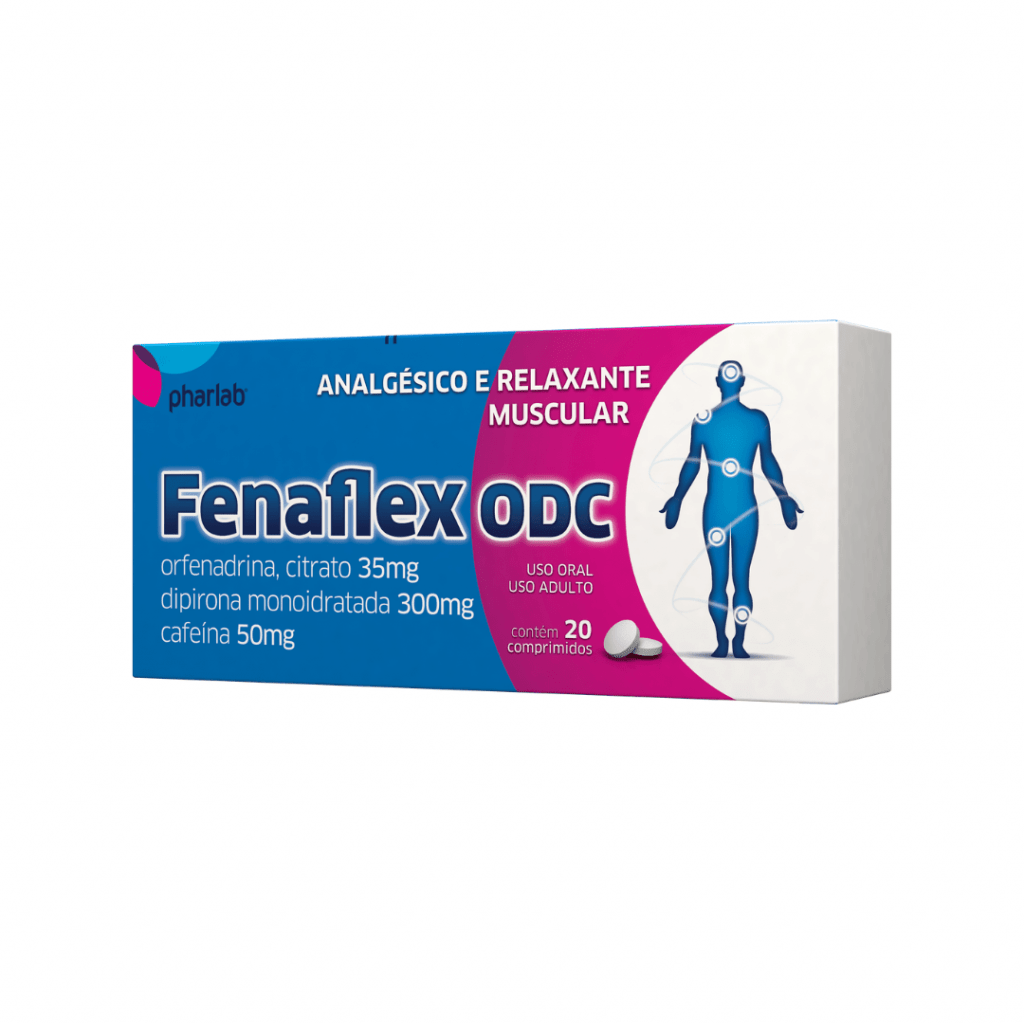 Fenaflex ODC 35mg + 300mg + 50mg 20 Comprimidos Pharlab