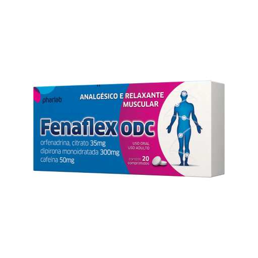 Fenaflex ODC 35mg + 300mg + 50mg 20 Comprimidos Pharlab