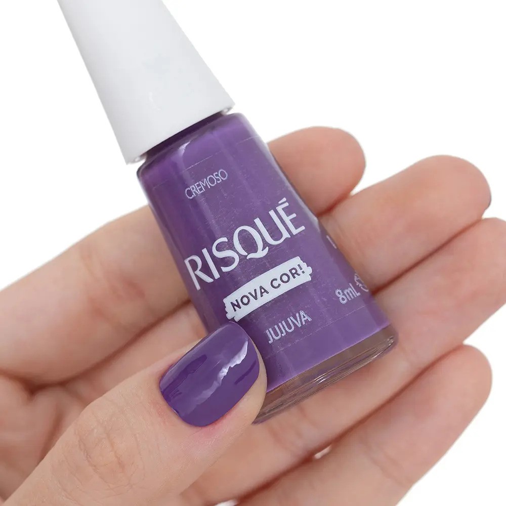 Esmalte Roxo Risqué Jujuva Cremoso 8ml