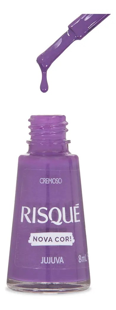 Esmalte Roxo Risqué Jujuva Cremoso 8ml