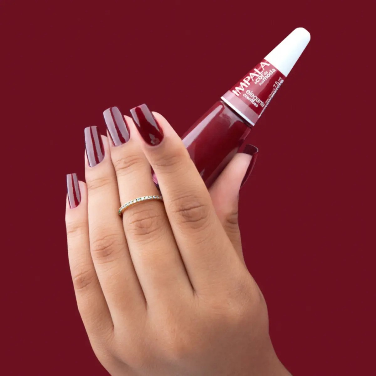 Esmalte Impala Coleção A Cor Da Moda Unha Elegante Cremoso