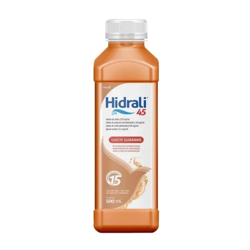 Hidrali 45 Soro de Reidratação Oral Sabor Guaraná 500ml Airela