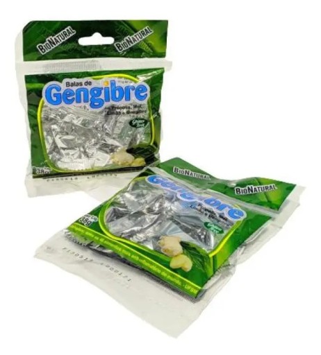 Bala de Gengibre 100% Natural Bio Natural