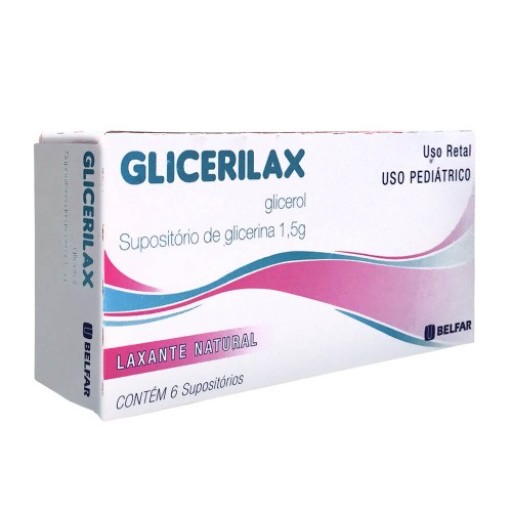 Supositório de Glicerina Pediátrico 1,5g 6 Unidades Belfar