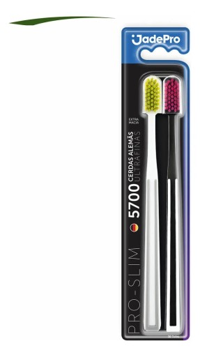 Escova Dental JadePro Pro-Slim 5700 Cerdas Alemãs Ultrafinas