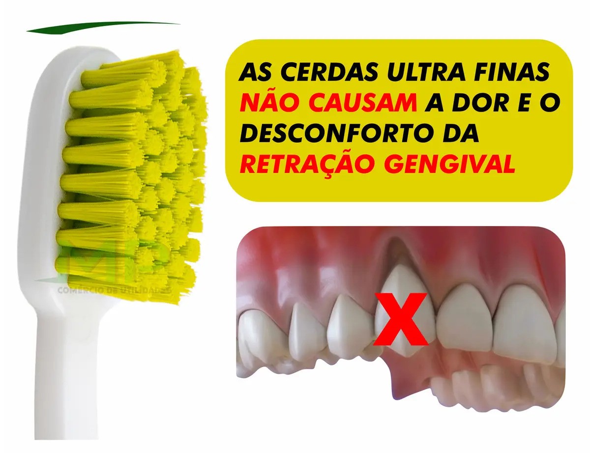Escova Dental JadePro Pro-Slim 5700 Cerdas Alemãs Ultrafinas