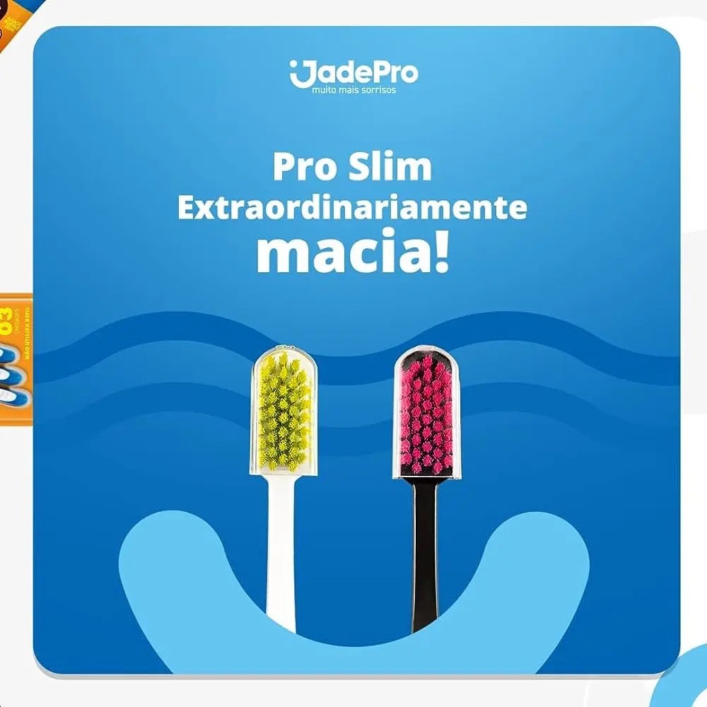 Escova Dental JadePro Pro-Slim 5700 Cerdas Alemãs Ultrafinas