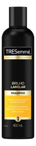 Shampoo TRESemmé Brilho Lamelar 400ml Gloss 7x Brilho