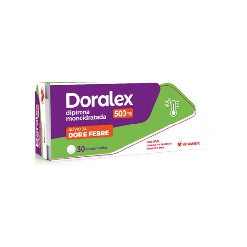 Doralex 500mg 30 Comprimidos Vitamedic