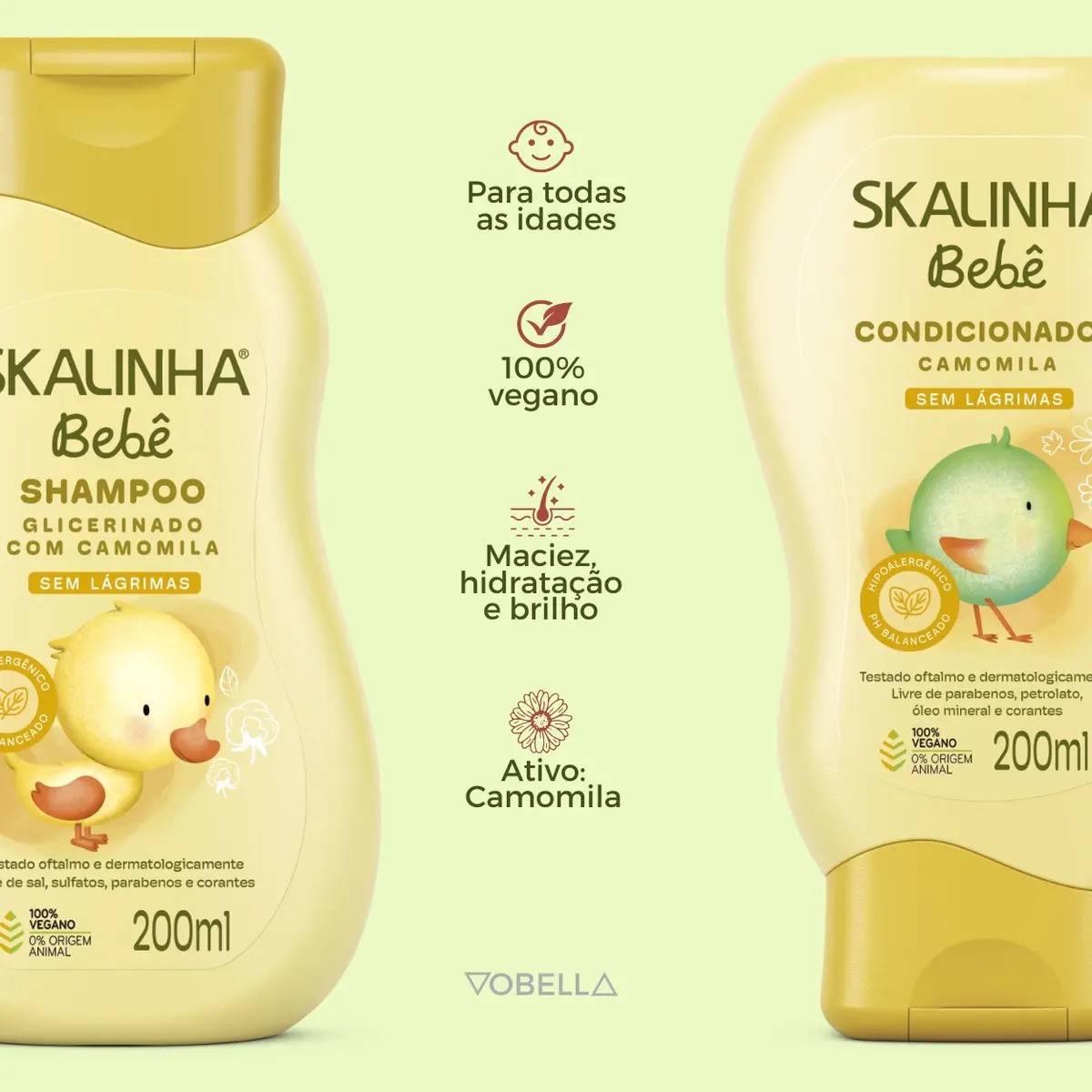 Kit Bebê Skala Shampoo e Condicionador Camomila