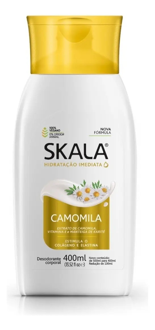 Loção Creme Hidratante Corporal Camomila Skala 400ml