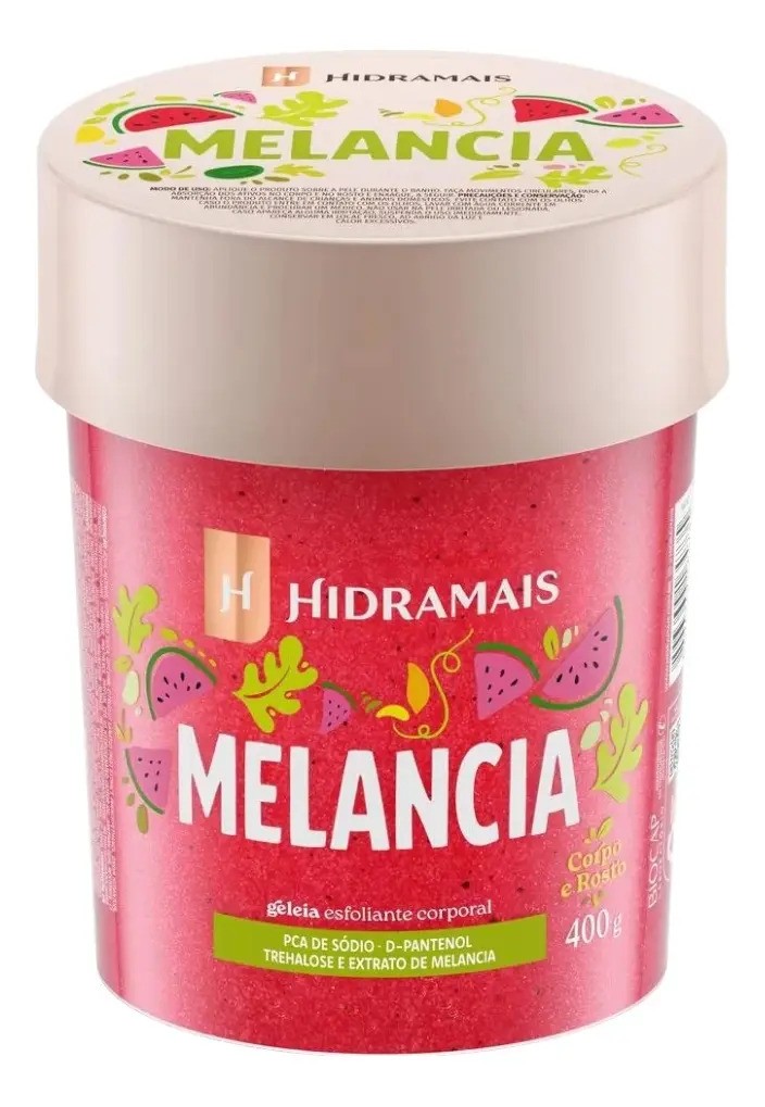 Geleia Esfoliante Corporal Melancia 400g Hidramais