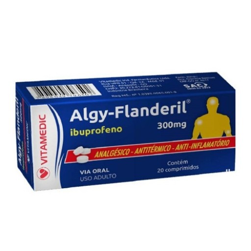 Algy-Flanderil 300mg 20 Comprimidos Vitamedic