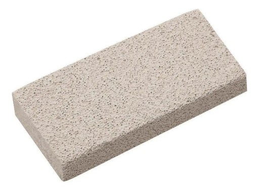Pedra Pomes Natural Santa Clara Esfoliante Pés Lixa Cor Branca