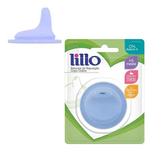 Bico Bebedor de Reposição Copo Colors Design Azul - Lillo