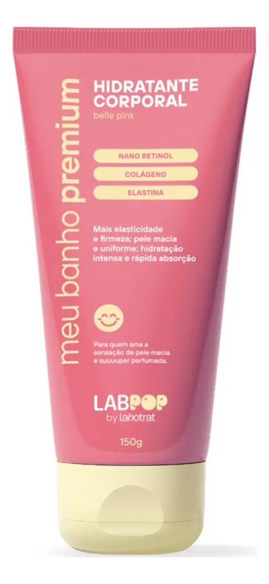 Hidratante Corporal Banho Belle Pink Labpop Labotrat 150ml