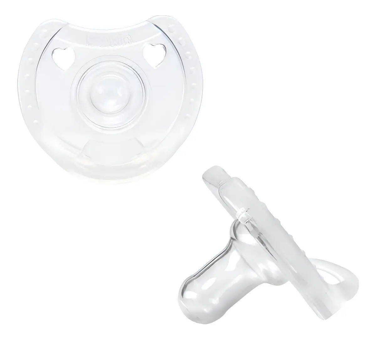 Kuka 2901 Soft Comfort chupeta silicone transparente 6 a 12 meses