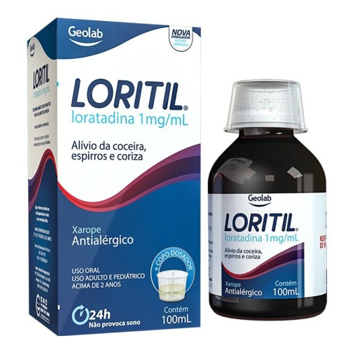 Loritil 1mg/mL Xarope 100mL Geolab