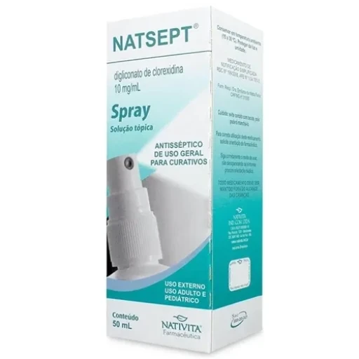 Natsept Spray Antisséptico 10mg/mL 50mL Nativita