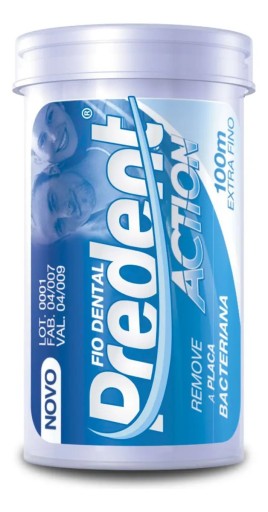 Fio Dental Extra Fino Encerado Predent Action 100 m Menta