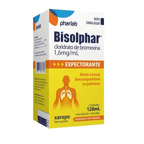 Bisolphar 1,6 mg/mL Xarope Adulto 120 mL Pharlab