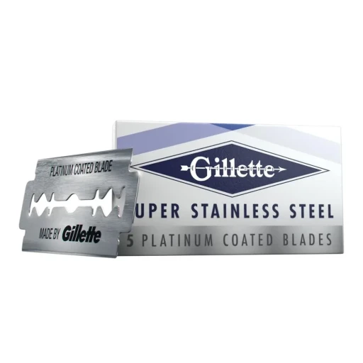 Lâminas de Barbear Gillette Platinum Duplo Fio 5 Unidades