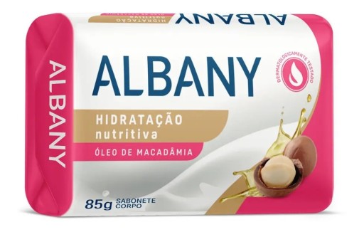 Sabão em barra Albany Hidratação Nutritiva de 85 g