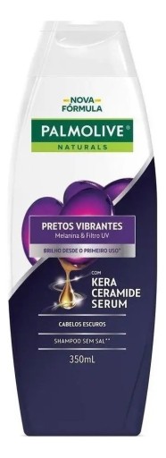 Shampoo Iluminador Pretos Vibrantes Naturals 350ml Palmolive