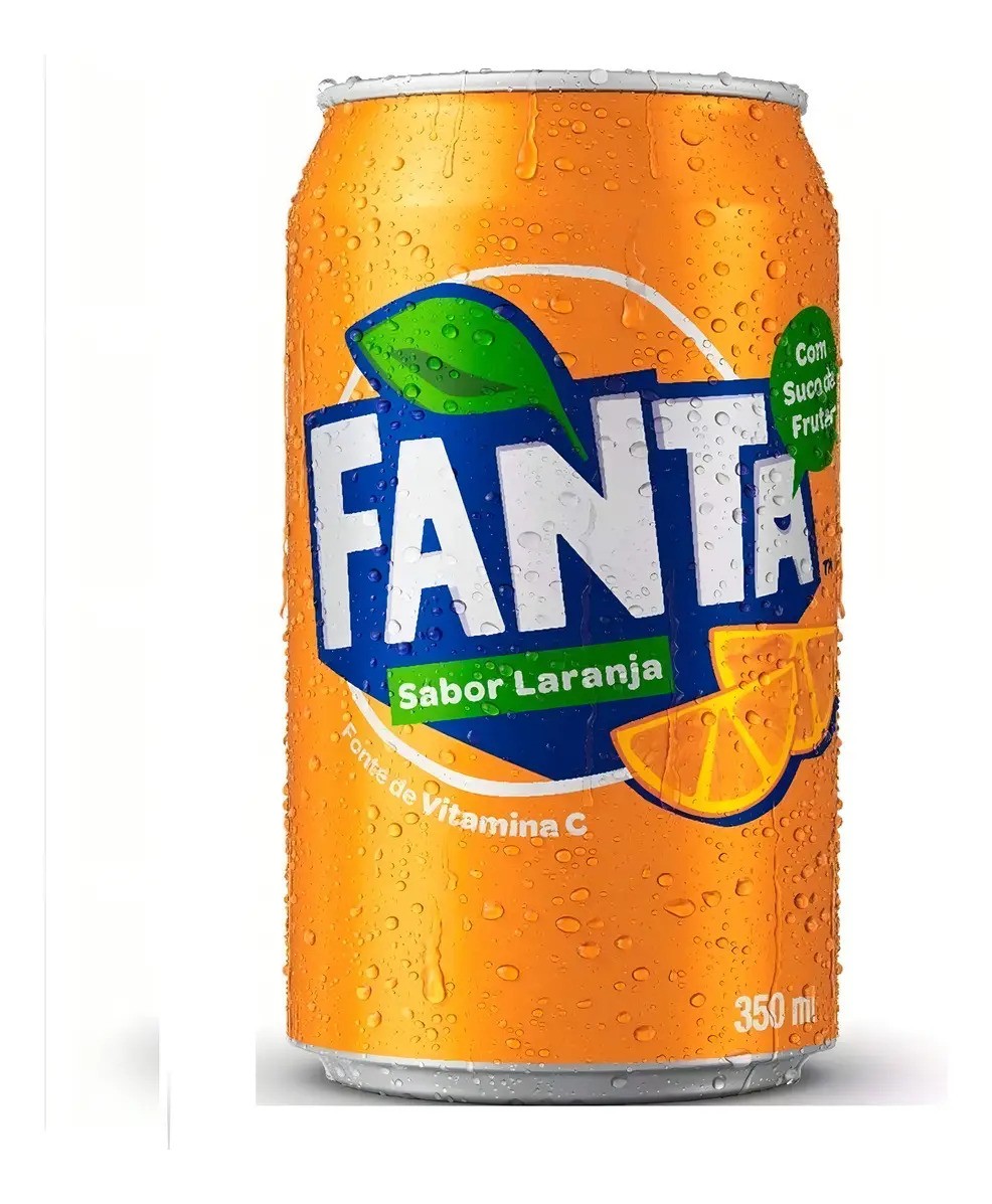Refrigerante de Laranja Fanta Lata 350ml