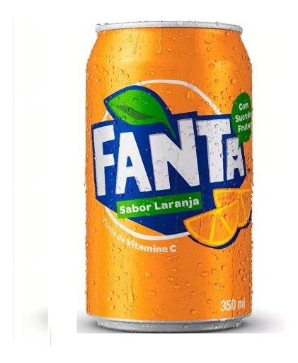 Refrigerante de Laranja Fanta Lata 350ml