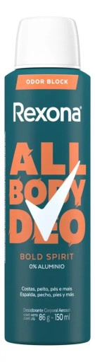 Rexona All Body Deo Desodorante Corporal Aerossol Bold Spirit 150 ml