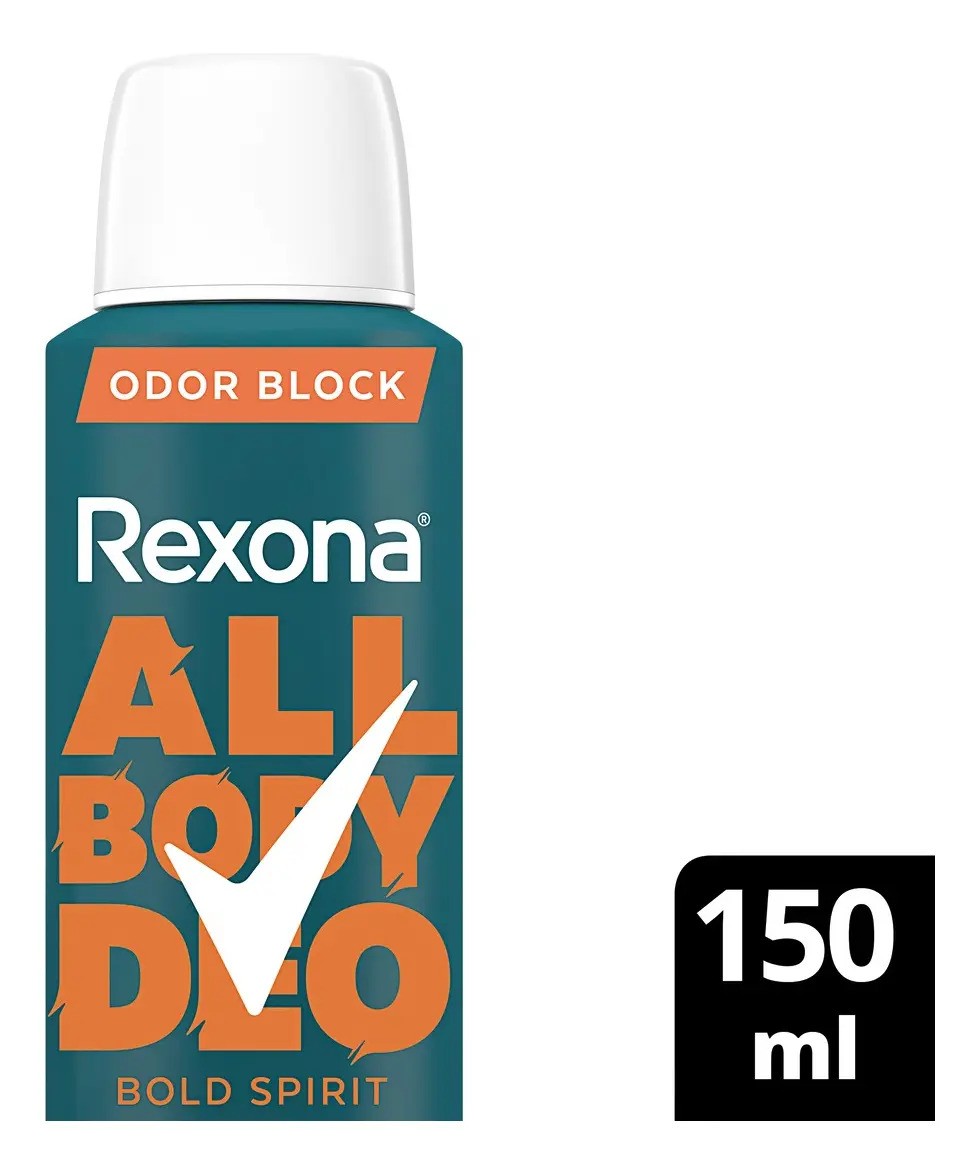 Rexona All Body Deo Desodorante Corporal Aerossol Bold Spirit 150 ml