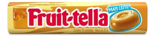 Bala Fruittella Caramelo Mais Leite 41g