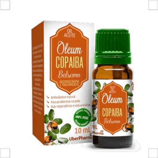 Óleo Copaíba Puro Cicatrizante Anticelulite 10 mL Uberpharma